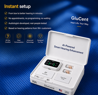 🔥 Today Only! GluCent™ Atom X Smart Hearing Aids — Hear Clearly, Feel Confident Again 💖(Mayo Clinic Recommended)